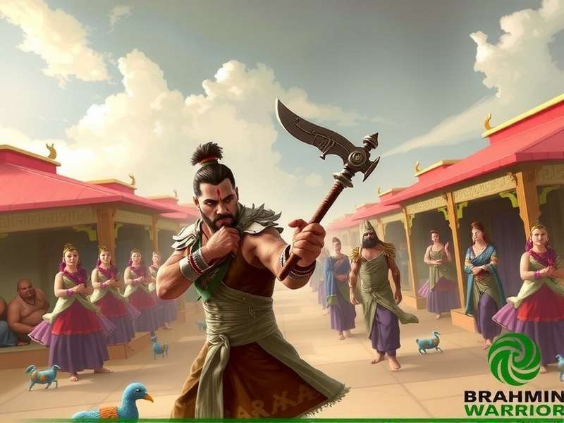 Indian players celebrating in-game festival Brahmin Mace Warrior community event